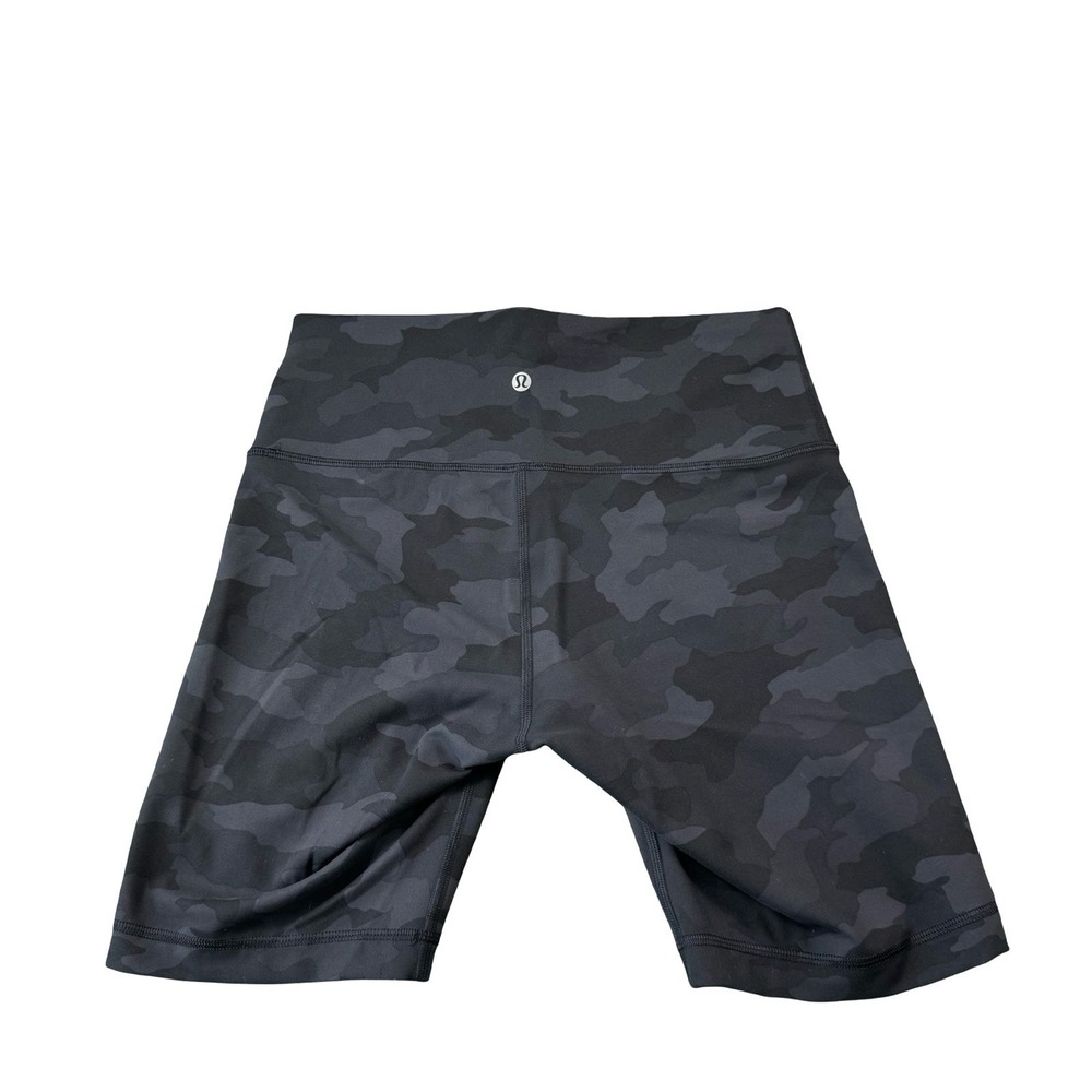 Lululemon 10 Wunder Train High Rise Short 8" Heritage 365 Camo Deep Coal Multi